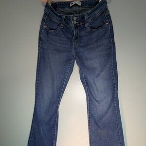 Levi's 529 Curvy Boot Cut Jeans Women's 10  Denim Mid Rise Stretch Blue